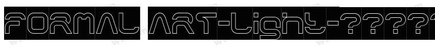 FORMAL ART-Light字体转换